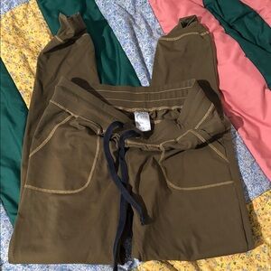 ZYIA Olive Green Track Pants